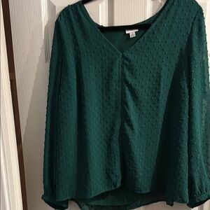 Women's Green Blouse
